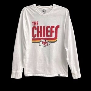 NFL Vintage KC Kansas City Chiefs Kansas Super Rival Long Sleeve T Shirt!
